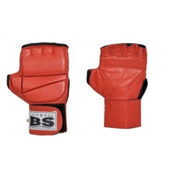 ΓΑΝΤΙΑ MMA - ΣΑΚΟΥ Δέρμα BS-5103 Κόκκινα (H&S)