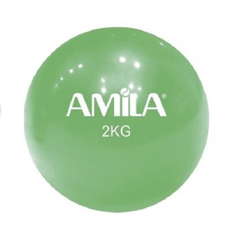 ΜΠΑΛΑ ΓΥΜΝΑΣΤΙΚΗΣ TONING 2kg Πράσινο 84708 (AMILA)