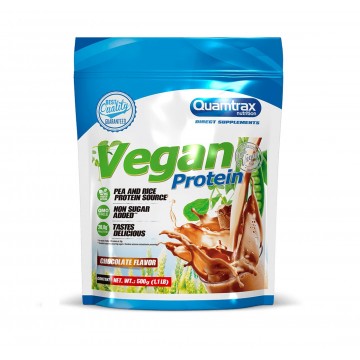 VEGAN PROTEIN 500gr Chocolate (OUAMTRAX)