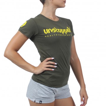 T-SHIRT UNSTOPPABLE Χακί 23050 (H&S)