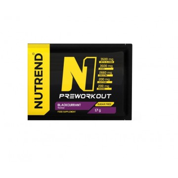 N1 PRE WORKOUT 17g Blackurrant (NUTREND)