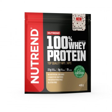100% WHEY PROTEIN GFC 400gr Cookies&Cream (NUTREND)