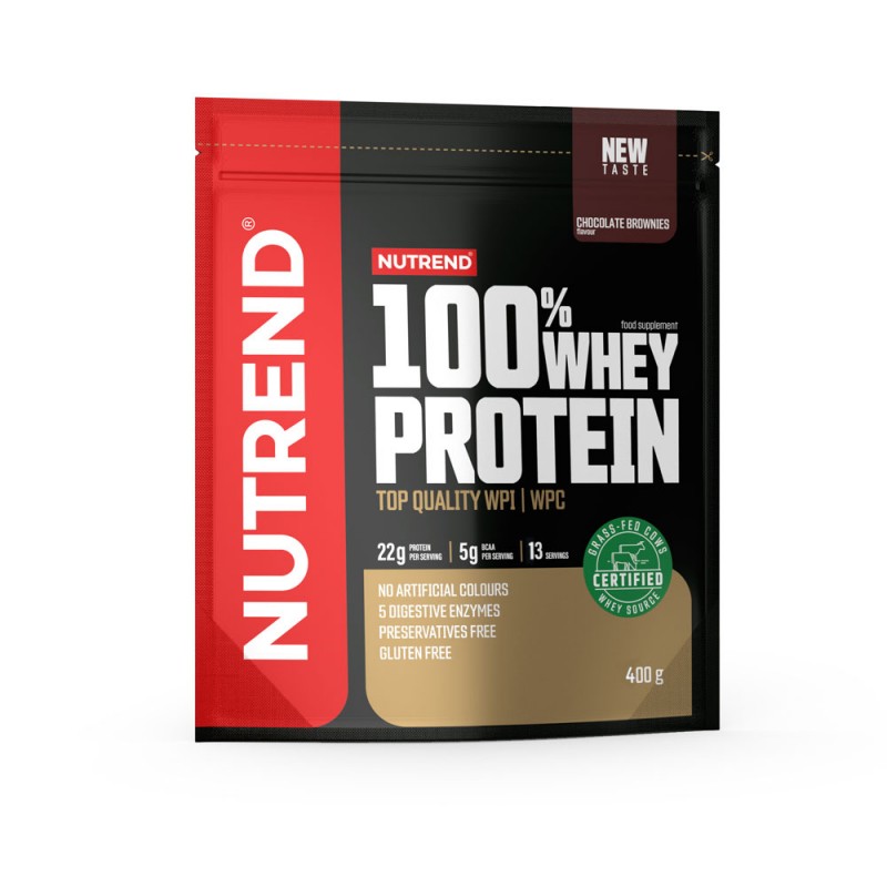 100% WHEY PROTEIN GFC 400gr Chocolate Brownies (NUTREND)