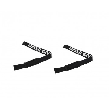 ΙΜΑΝΤΕΣ Straps με μαξιλάρι Never give up Μαύροι 33020 (H&S)