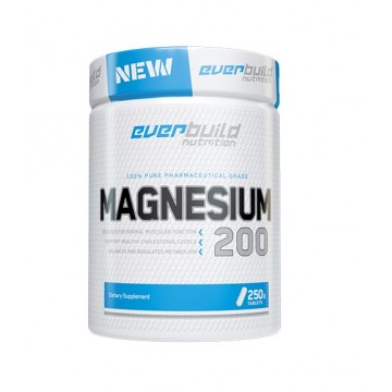 MAGNESIUM Citrate 200mg 250 Tabs (EVERBUILD)