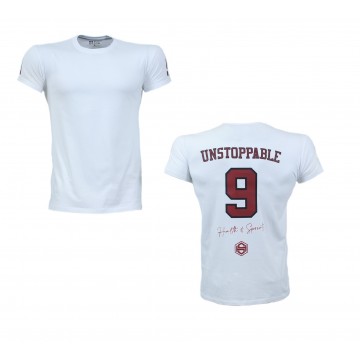 T-SHIRT UNSTOPPABLE-9 Λευκό 21157 (H&S)