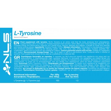 L-Tyrosine 150gr (NLS)