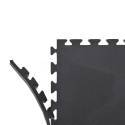 ΔΑΠΕΔΟ FLIP FLOP ΑΣΦΑΛΕΙΑΣ EVA 100x100x2 cm Μαύρο Γκρι 415043 (H&S)