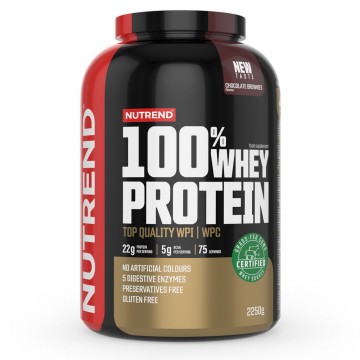 100% WHEY PROTEIN GFC 2250gr Chocolate Brownies (NUTREND)