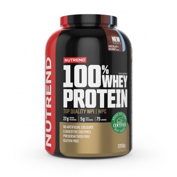 100% WHEY PROTEIN GFC 2250gr Chocolate Coconut (NUTREND)