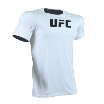 T-SHIRT UFC Λευκό με Μαύρο Logo 21150 (H&S)