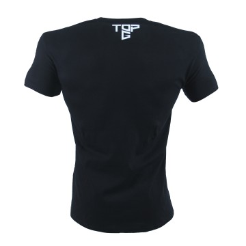 T-SHIRT TOP G Μαύρο Με Λευκό Logo 21185 (H&S)