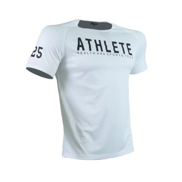 T-SHIRT DRI FIT ATHLETE Λευκό Με Μαύρο 21196 (H&S)