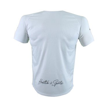 T-SHIRT DRI FIT ATHLETE Λευκό Με Μαύρο 21196 (H&S)