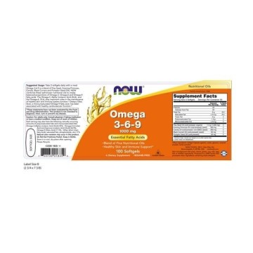 OMEGA 3-6-9 100softgels (NOW)