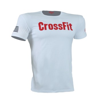 CROSSFIT GREECE Λευκό Με Κόκκινο Logo 21091 (H&S)