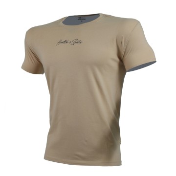 T-SHIRT BASIC Μπεζ 21093 (H&S)