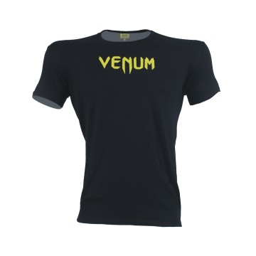 T-SHIRT VENUM Μαύρο Με Κίτρινο Logo 21094 (H&S)