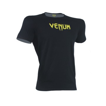 T-SHIRT VENUM Μαύρο Με Κίτρινο Logo 21094 (H&S)