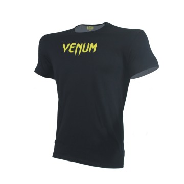 T-SHIRT VENUM Μαύρο Με Κίτρινο Logo 21094 (H&S)