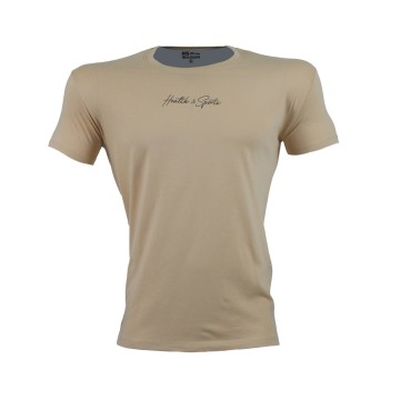 T-SHIRT BASIC Μπεζ 21093 (H&S)