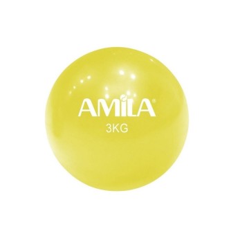 ΜΠΑΛΑ ΓΥΜΝ.TONING 3kg Κίτρινο 84709 (AMILA)