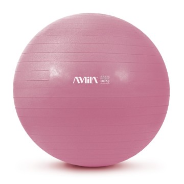 ΜΠΑΛΑ ΓΥΜΝ. 55cm GYMBALL Ροζ 95827 (AMILA)