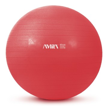 ΜΠΑΛΑ ΓΥΜΝ. 65cm GYMBALL Κόκκινο 95846 (AMILA)