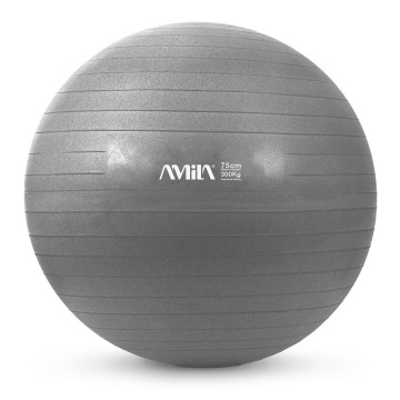 ΜΠΑΛΑ ΓΥΜΝ.75cm GYMBALL Γκρι 95867 (AMILA)