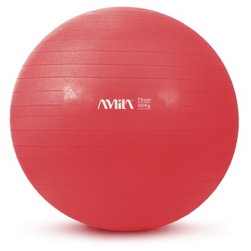 ΜΠΑΛΑ ΓΥΜΝ. 75cm GYMBALL Κόκκινο 95866 (AMILA)