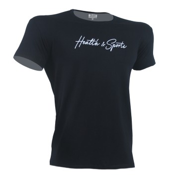 T-SHIRT BASIC Μαύρο 21206 (H&S)