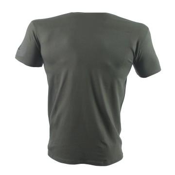 T-SHIRT TACTICAL Χακί Με Μαύρο Logo 21208 (H&S)