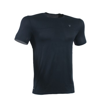 T-SHIRT DRI FIT ΔΙΑΤΡΗΤΟ Μαύρο 21023 (H&S)