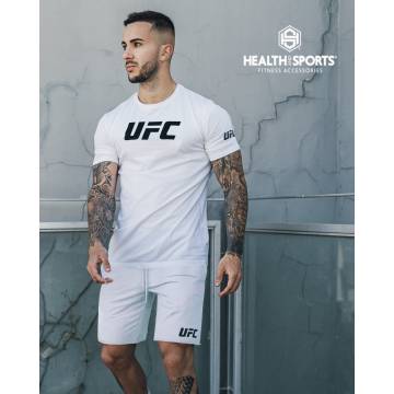 ΒΕΡΜΟΥΔΑ UFC Λευκό Με Μαύρο Logo 22031 (H&S)