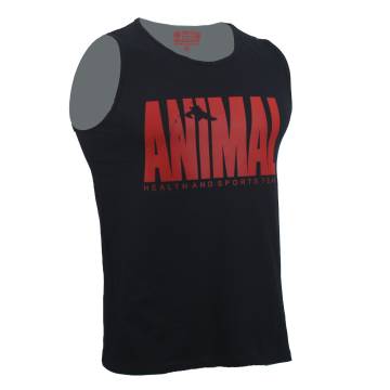 ΑΜΑΝΙΚΟ ANIMAL Μαύρο Με Κόκκινο Logo 21026 (H&S)