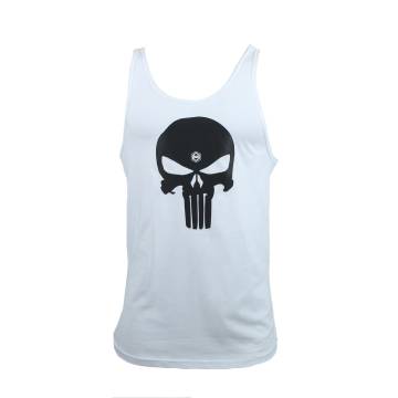 ΦΑΝΕΛΑΚΙ SKULL Λευκό Με Μαύρο Logo 21139 (H&S)