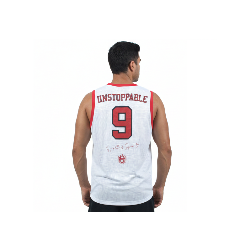AMANIKO DRI FIT UNSTOPPABLE-9 Λευκό 21068 (H&S)