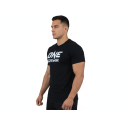 T-SHIRT ONE Μαύρο Με Λεύκο Logo 21140 (H&S)