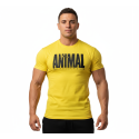 T-SHIRT ANIMAL Κίτρινο Με Μαύρο Logo 21118 (H&S)