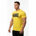 T-SHIRT ANIMAL Κίτρινο Με Μαύρο Logo 21118 (H&S)