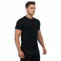 T-SHIRT TRAP Μαύρο Με Κόκκινο Logo 21171 (H&S)