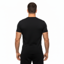 T-SHIRT SKULL Μαύρο Με Λευκό Logo 21064 (H&S)
