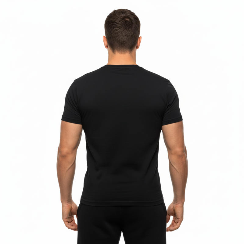 T-SHIRT SKULL Μαύρο Με Λευκό Logo 21064 (H&S)