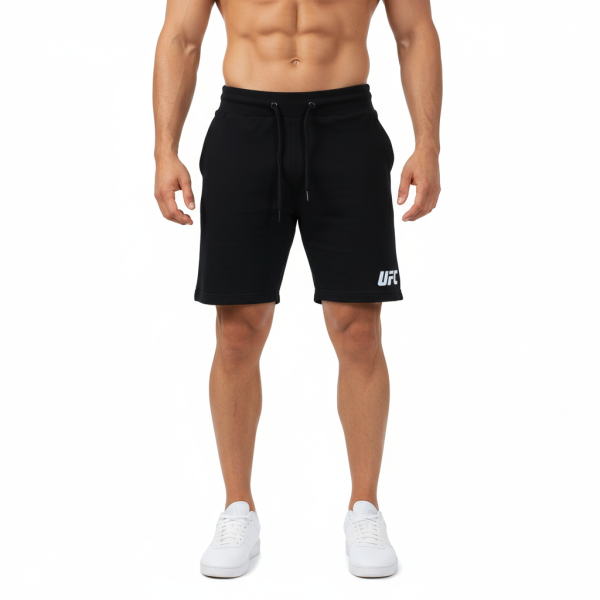 ΒΕΡΜΟΥΔΑ UFC Μαύρο Mε Λευκό Logo 22046 (H&S)