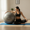 ΜΠΑΛΑ ΓΥΜΝ.75cm GYMBALL Γκρι 95867 (AMILA)